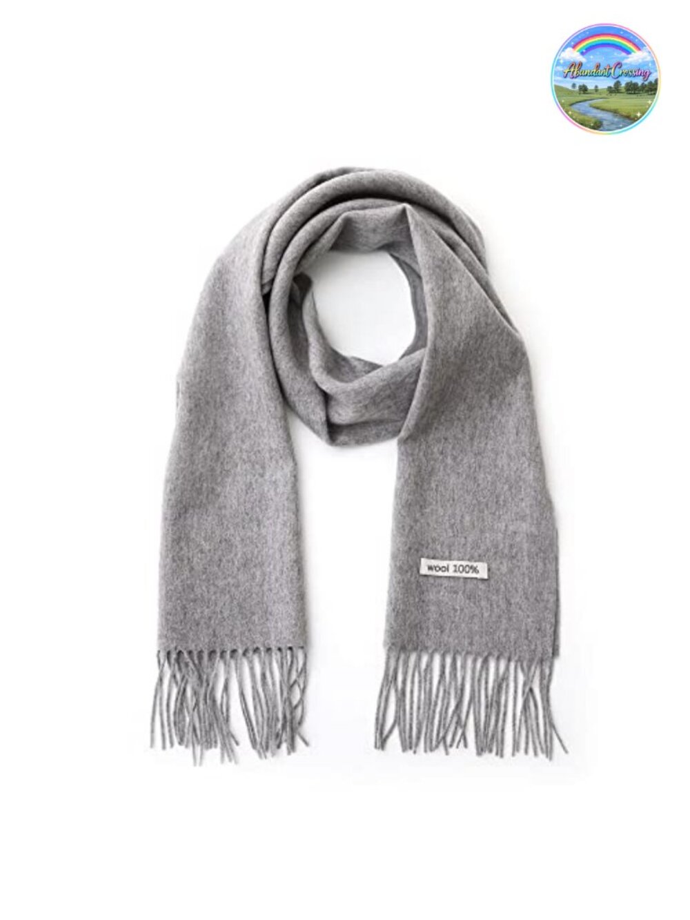100% Pure Wool Unisex Winter Scarf Soft Warm Shawl Gift Box